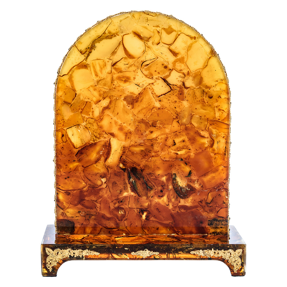 Икона янтарная «Владимирская Божья Матерь» 19х25 см - интернет магазин Русь Велика я фото 3