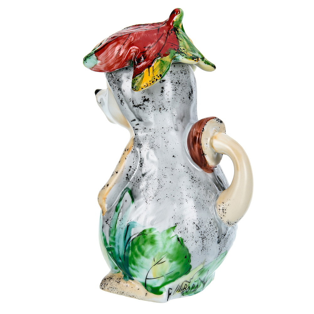 Чайник «Ежик». Гжель в цвете - интернет магазин Русь Велика я фото 3