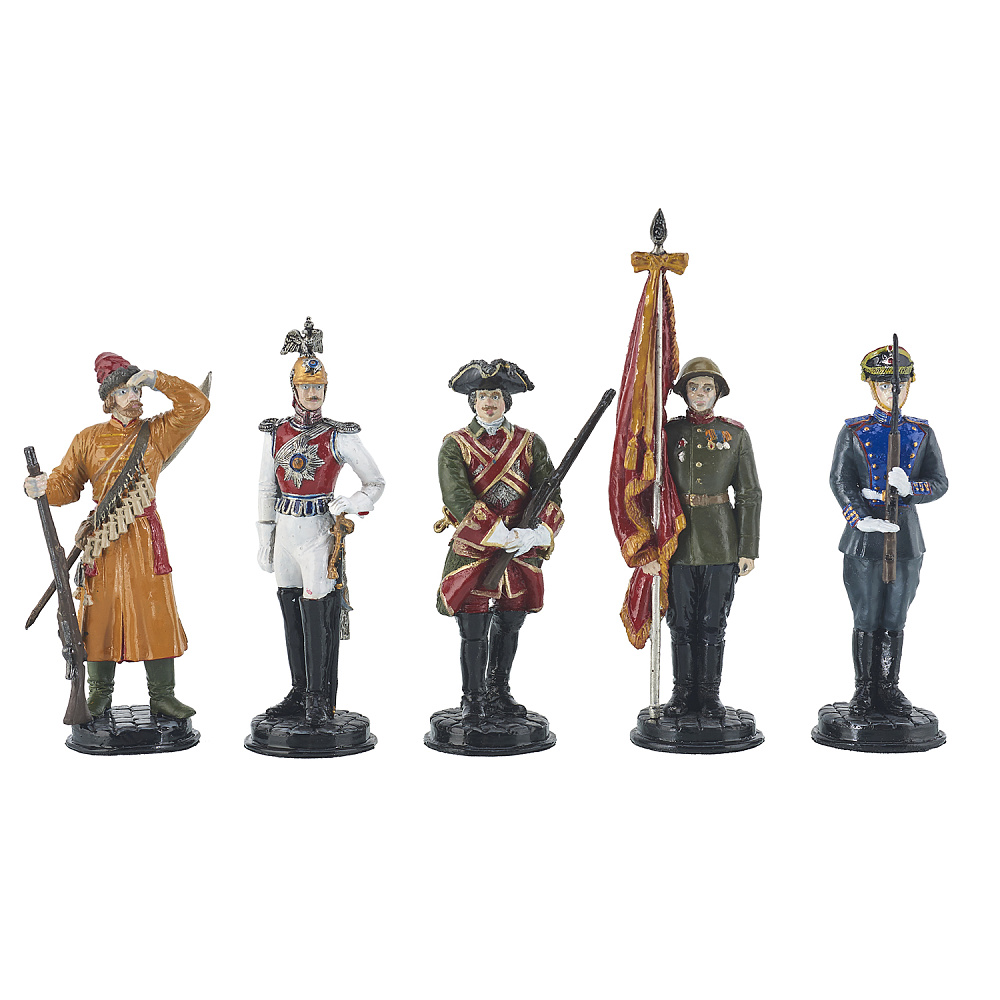Оловянная миниатюра. Набор солдатиков «Почетный караул России» - интернет магазин Русь Велика я 