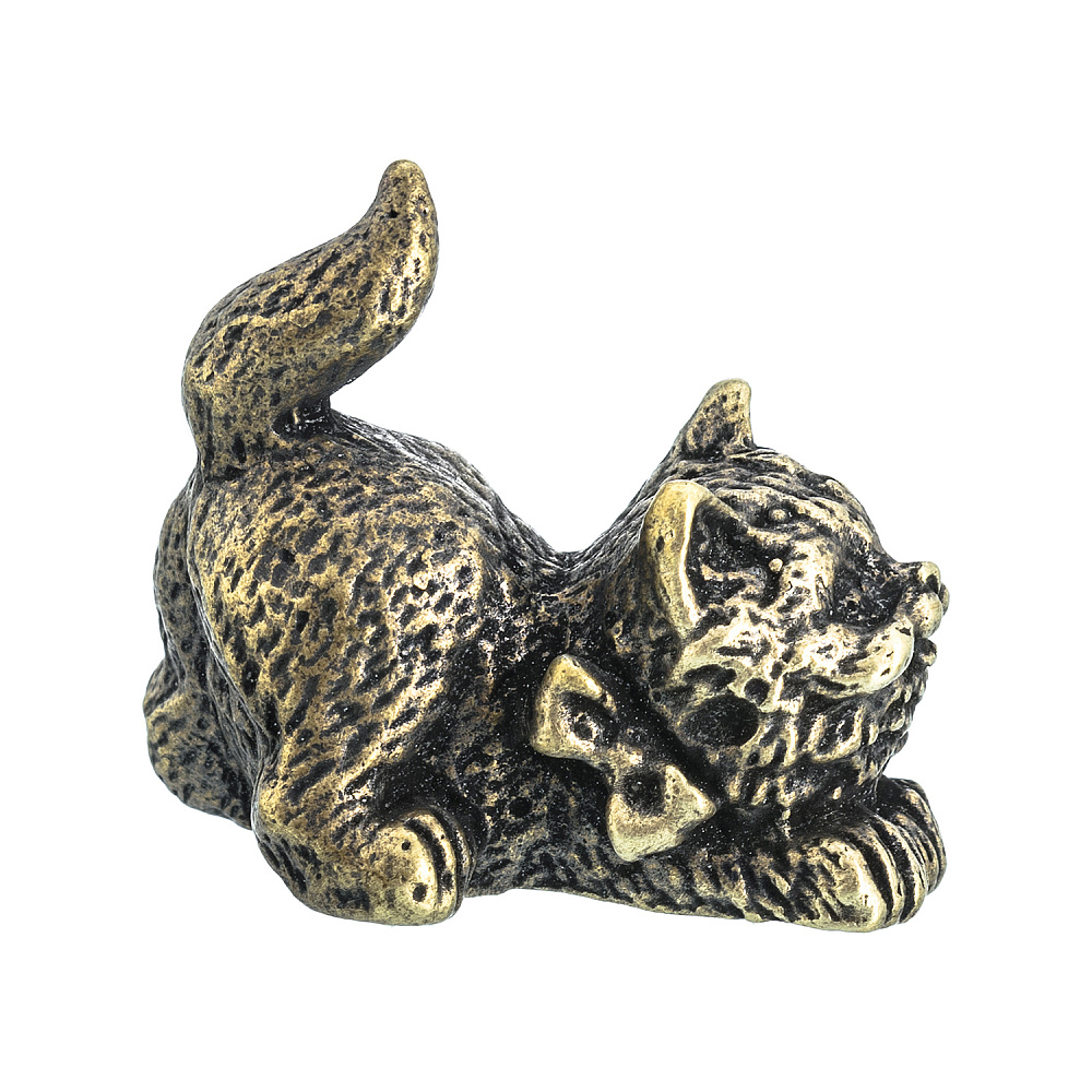 Бронзовая статуэтка «Котенок» - интернет магазин Русь Велика я фото 1