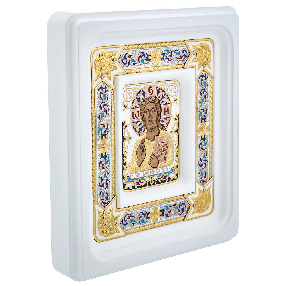 Настенная икона «Господь Вседержитель» 13х11,5 см - интернет магазин Русь Велика я фото 1