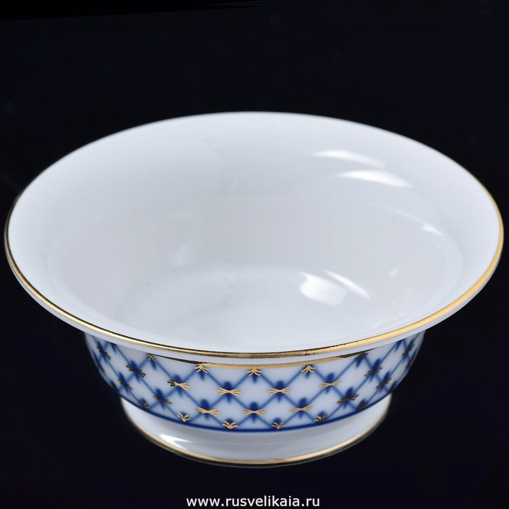 Салатник «Кобальтовая сетка» (форма «Александрия») ИФЗ - интернет магазин Русь Велика я фото 1