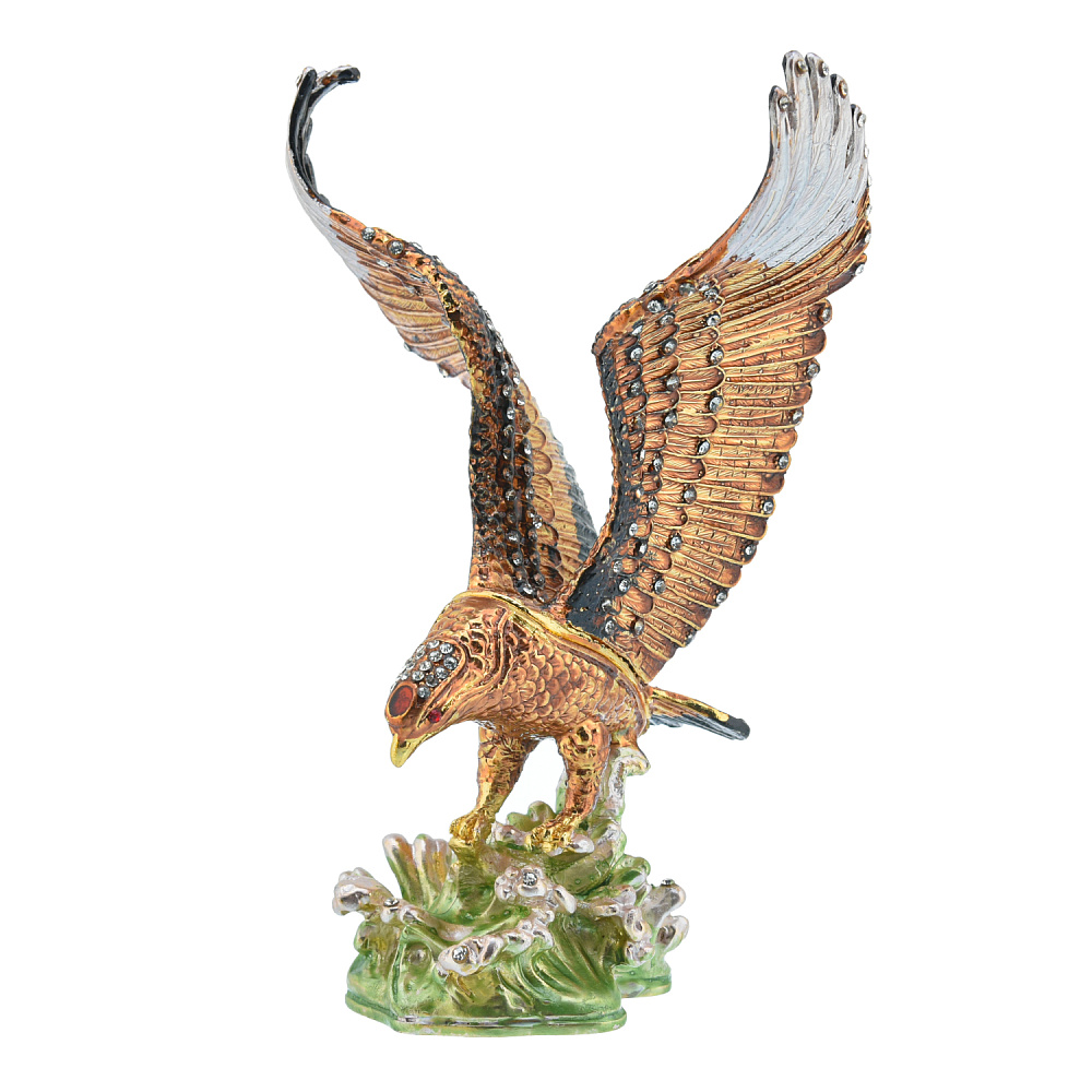 Шкатулка «Орел». Традиции Фаберже - интернет магазин Русь Велика я 