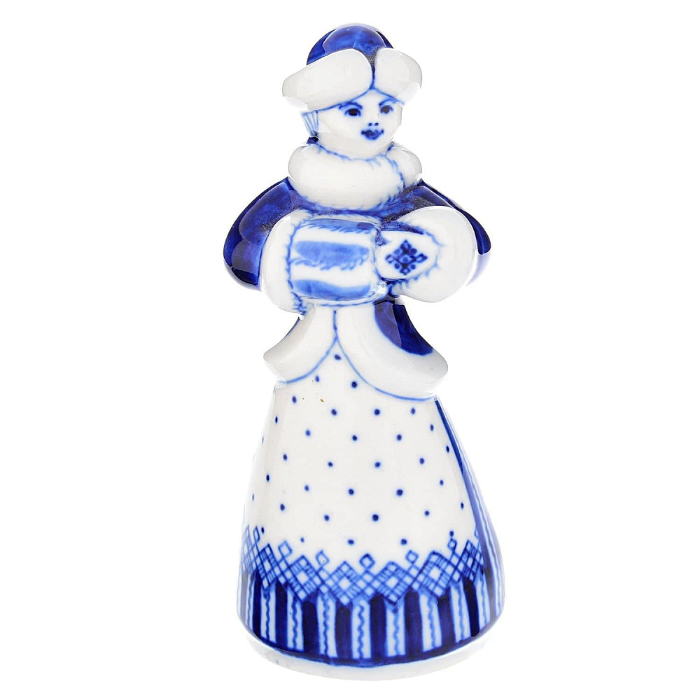 Статуэтка «Снегурочка». Гжель - интернет магазин Русь Велика я 