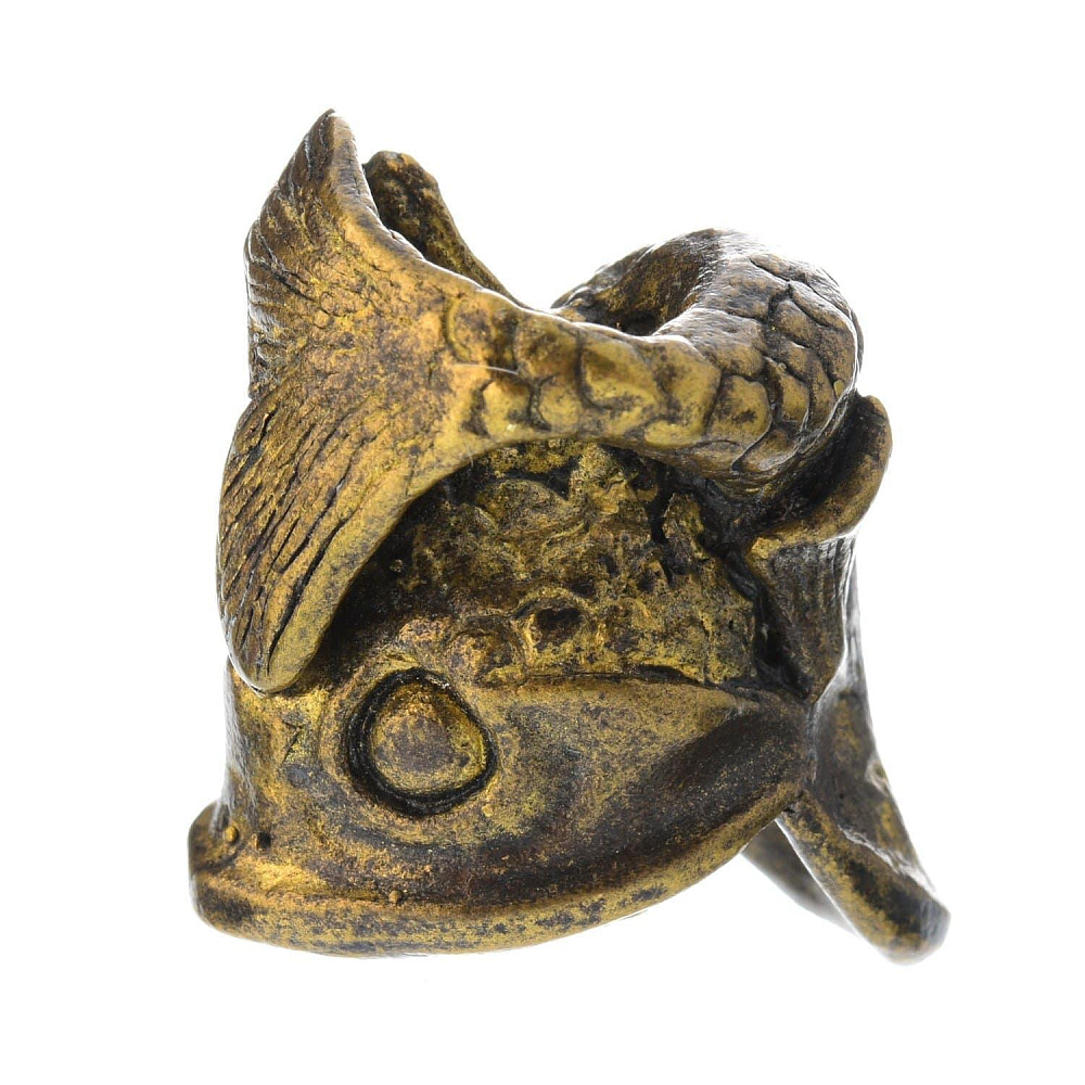 Колокольчик бронзовый «Голодная рыба» - интернет магазин Русь Велика я 