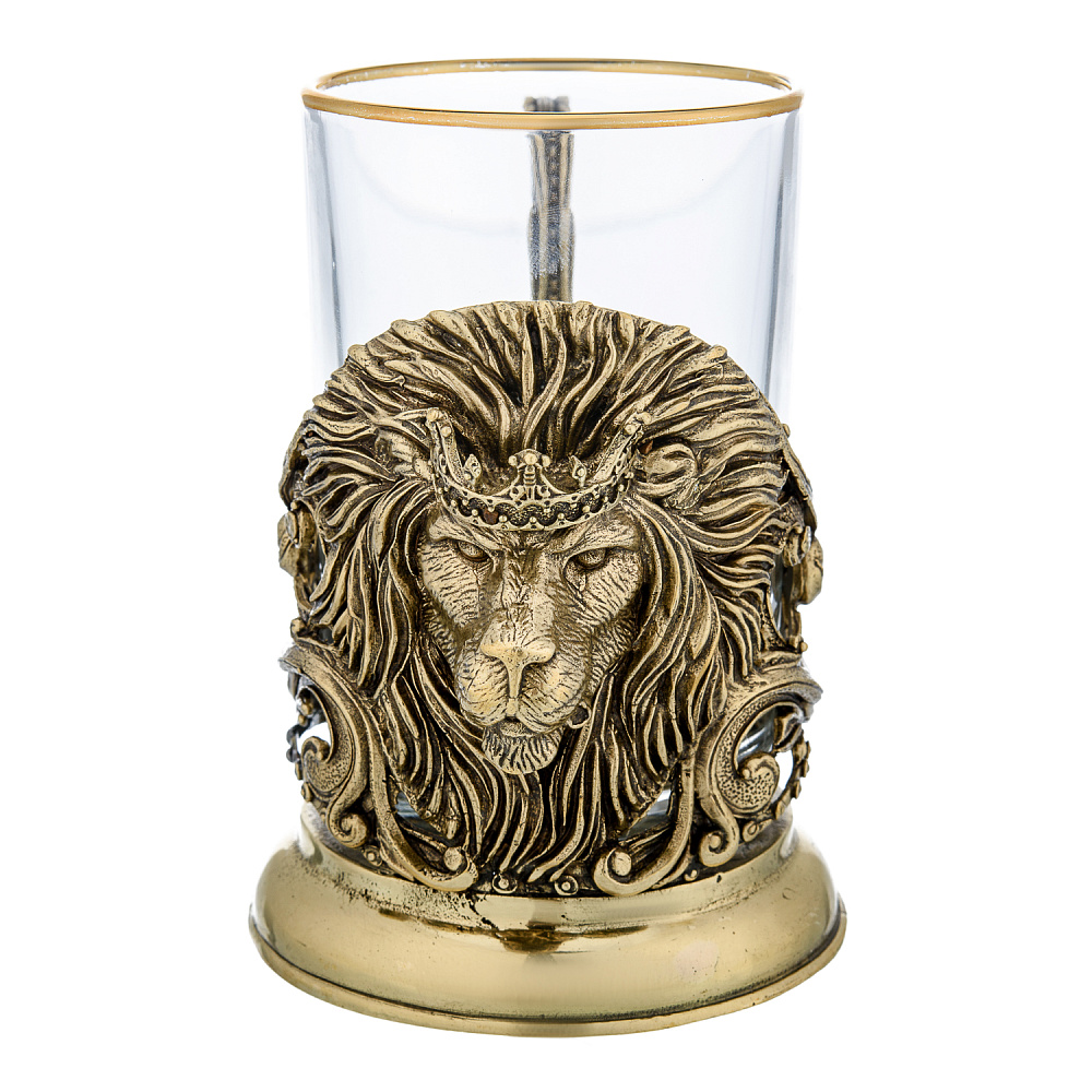 Подстаканник «Лев» - интернет магазин Русь Велика я 