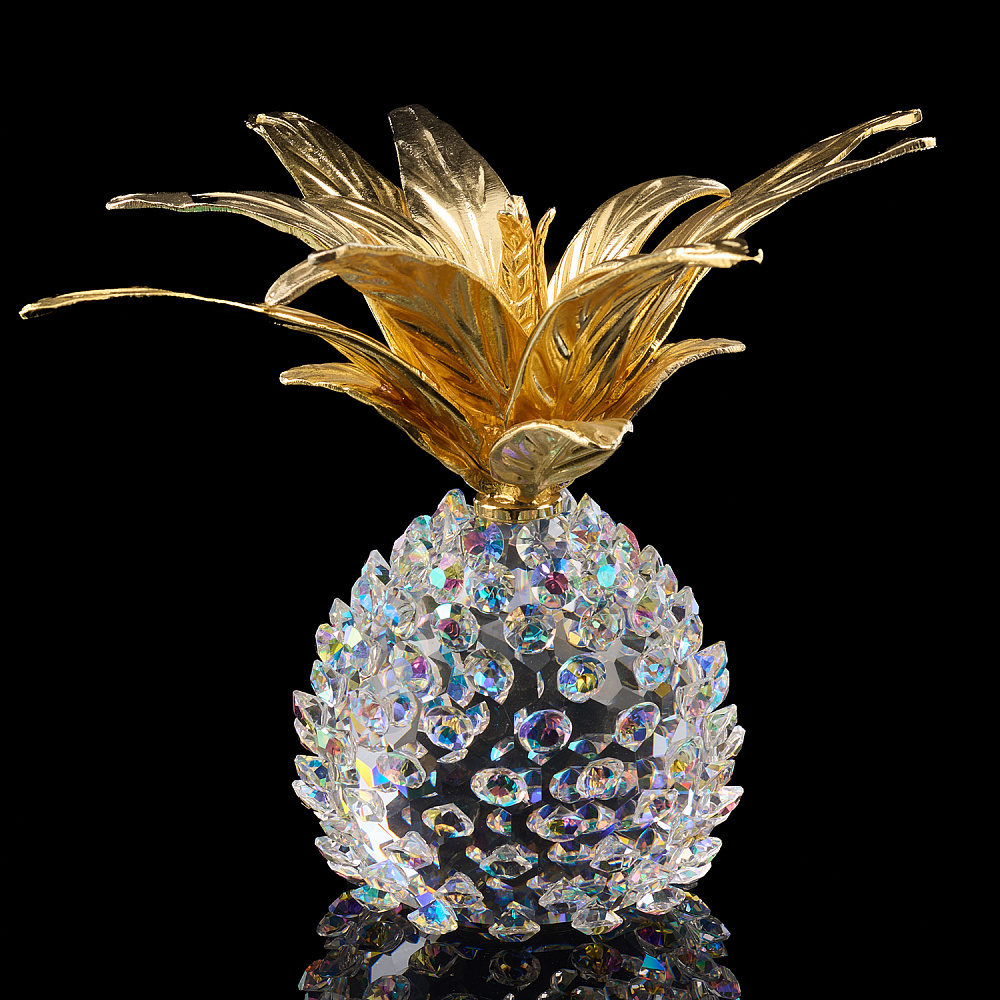Скульптура из хрусталя «Ананас большой» Asfour Crystal - интернет магазин Русь Велика я 