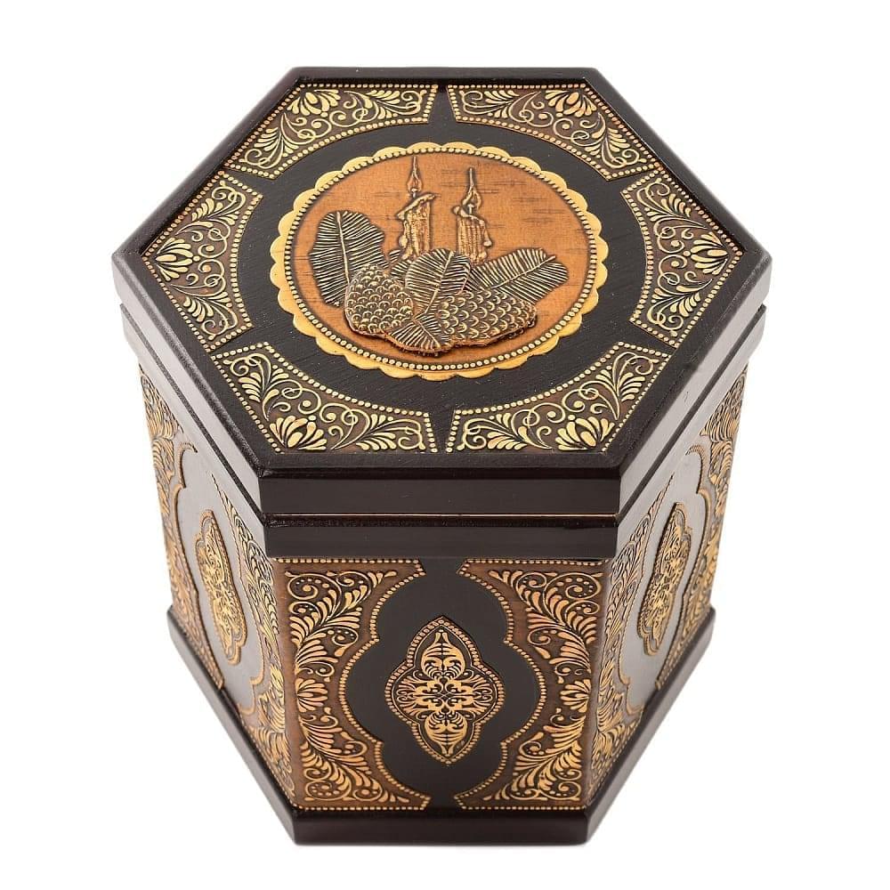 Береста короб шестигранный - интернет магазин Русь Велика я фото 2