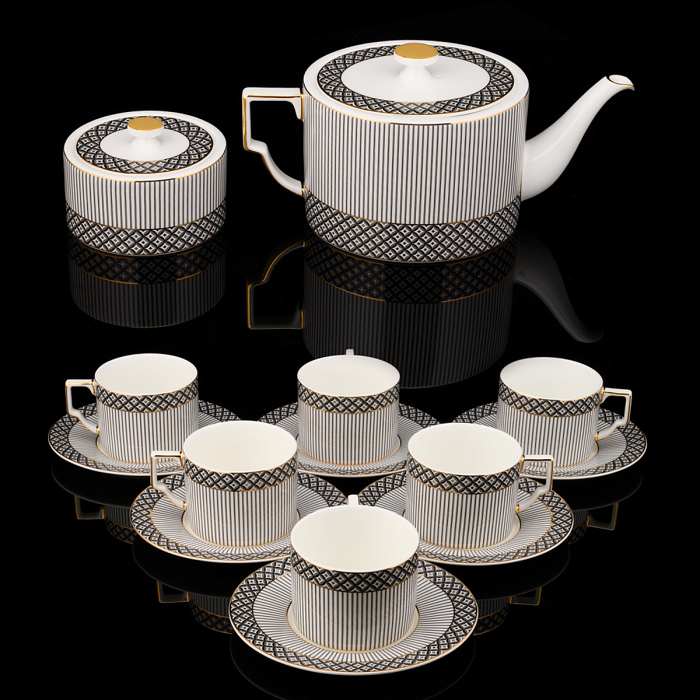 Чайный сервиз на 6 персон «Elegant». Форма Элегия. ИФЗ - интернет магазин Русь Велика я 