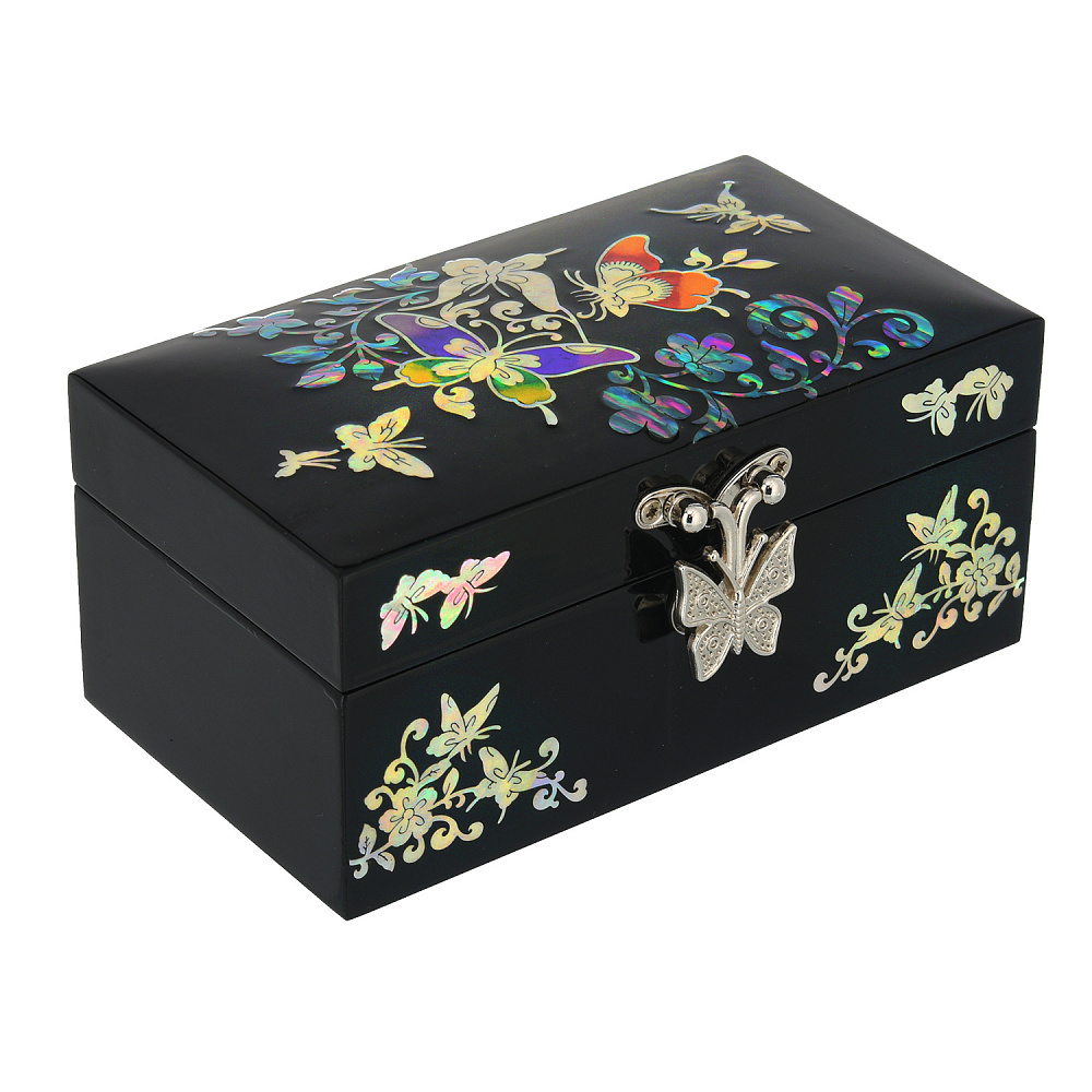 Шкатулка прямоугольная с перламутром - интернет магазин Русь Велика я 