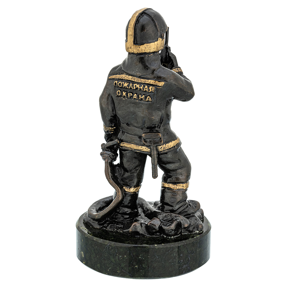 Бронзовая скульптура «Пожарный» - интернет магазин Русь Велика я фото 3