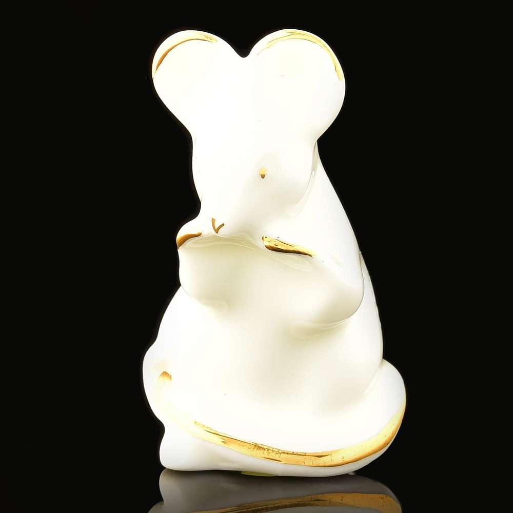 Статуэтка «Мышь с позолотой» ИФЗ - интернет магазин Русь Велика я 