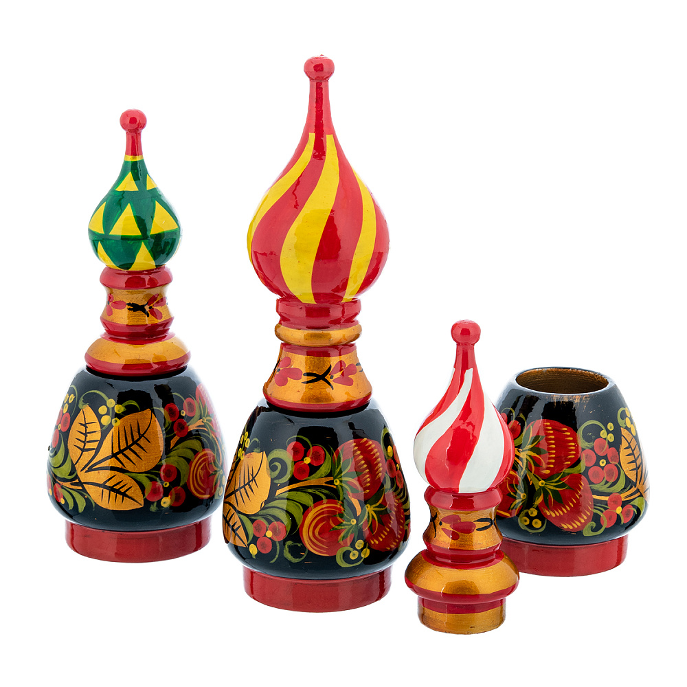 Набор для специй «Купола». Хохлома - интернет магазин Русь Велика я фото 2