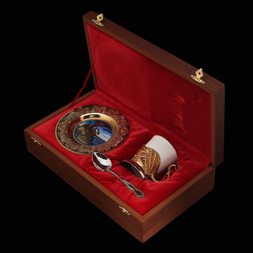 Кофейная пара «Лебедь». Златоуст - интернет магазин Русь Велика я фото 4