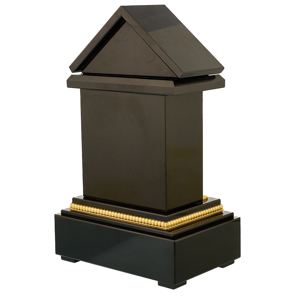 Часы каминные из натурального камня «Домик» - интернет магазин Русь Велика я фото 4