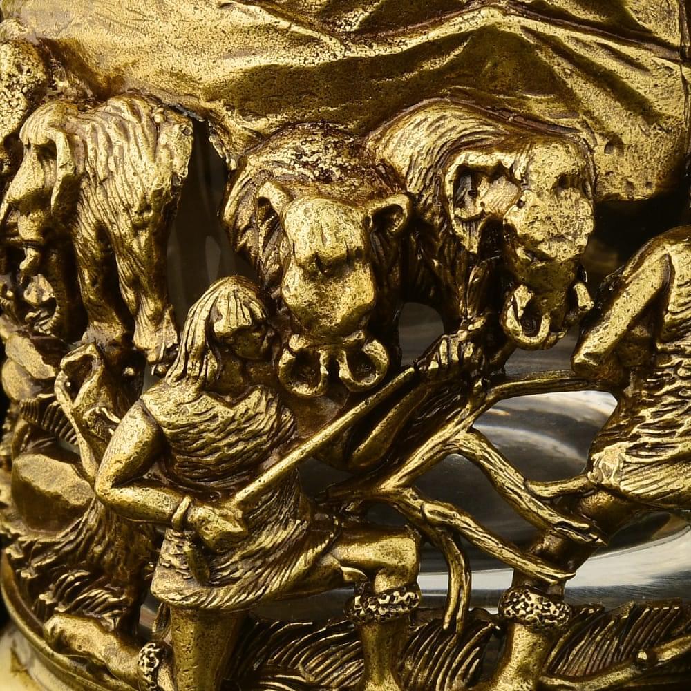 Подстаканник «Охота на мамонта» - интернет магазин Русь Велика я фото 4