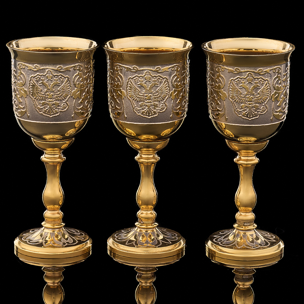 Питейный водочный набор на 3 персоны. Златоуст - интернет магазин Русь Велика я 