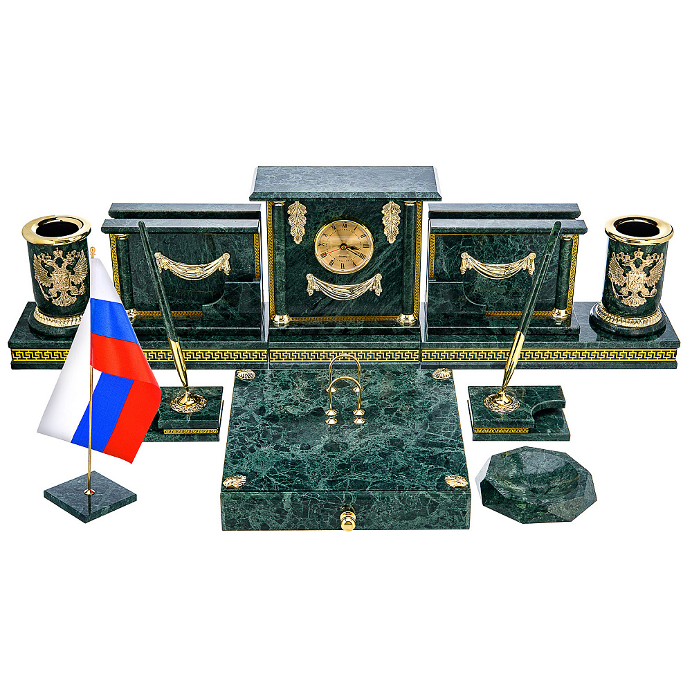 Письменный набор из натурального камня - интернет магазин Русь Велика я 