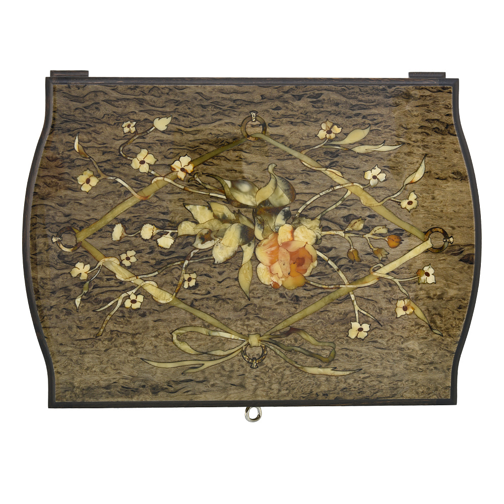 Шкатулка с янтарем «Дамская» - интернет магазин Русь Велика я фото 2