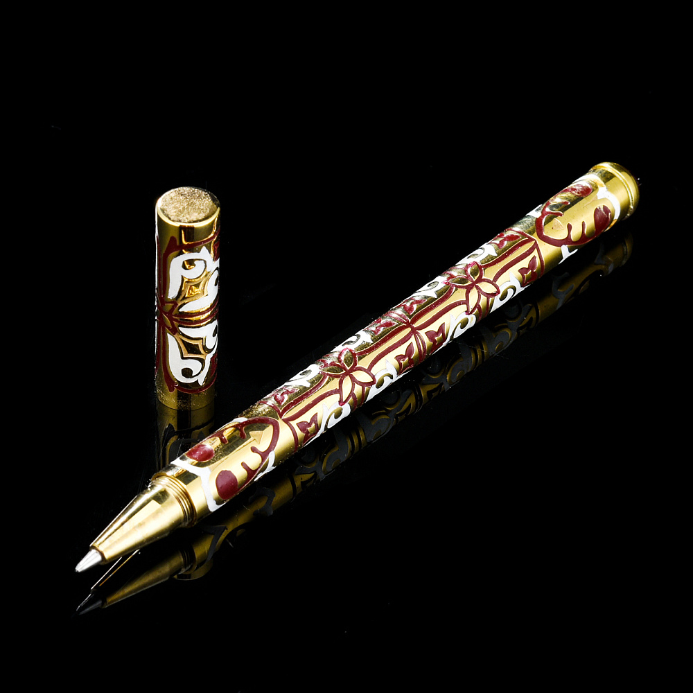 Ручка подарочная с подставкой «Георгий Победоносец». Златоуст - интернет магазин Русь Велика я фото 1