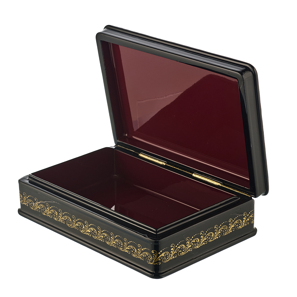 Шкатулка с художественной росписью «Зимняя сказка» - интернет магазин Русь Велика я фото 2