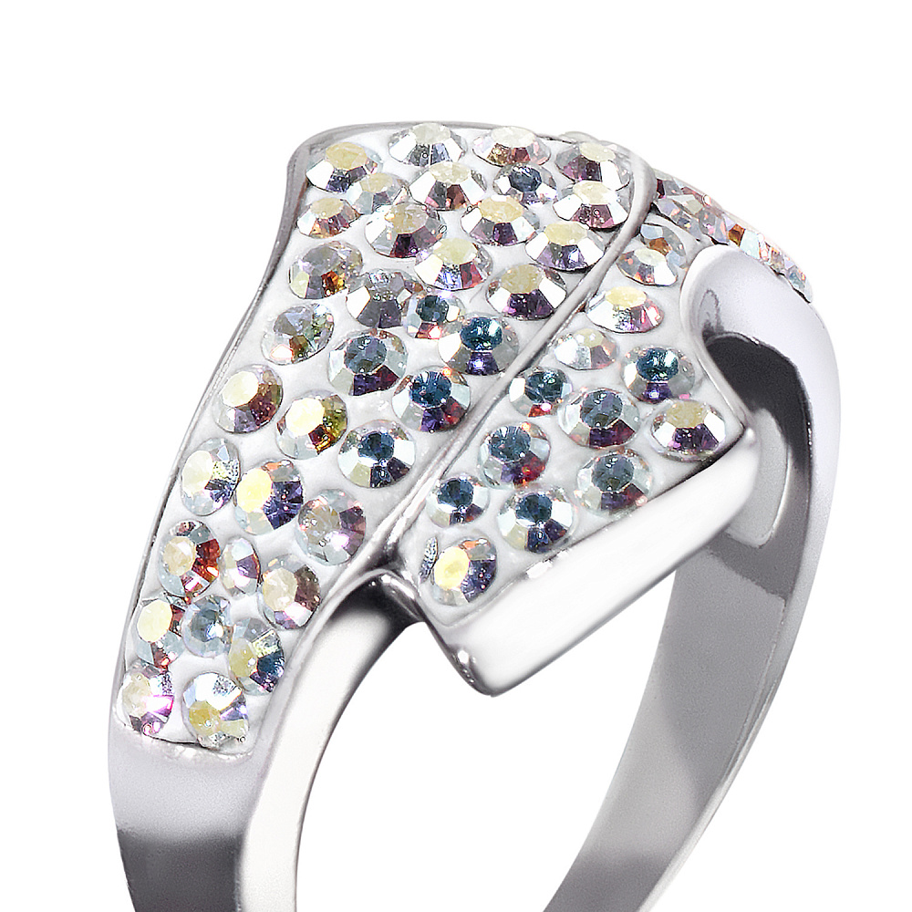 Кольцо с кристаллами Сваровски. Серебро 925*. Вес 4.37 гр. - интернет магазин Русь Велика я фото 1