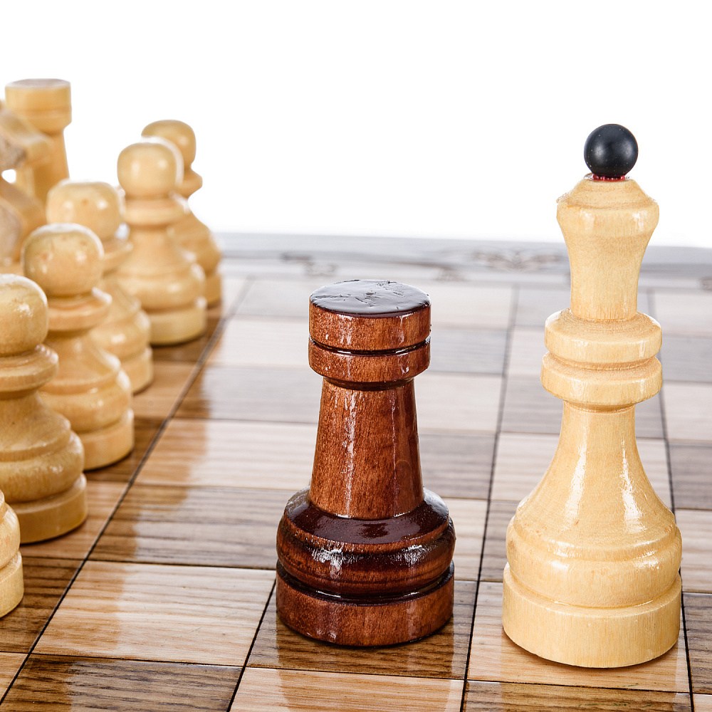 Шахматы деревянные «Турнирные» 47х47 см - интернет магазин Русь Велика я фото 5