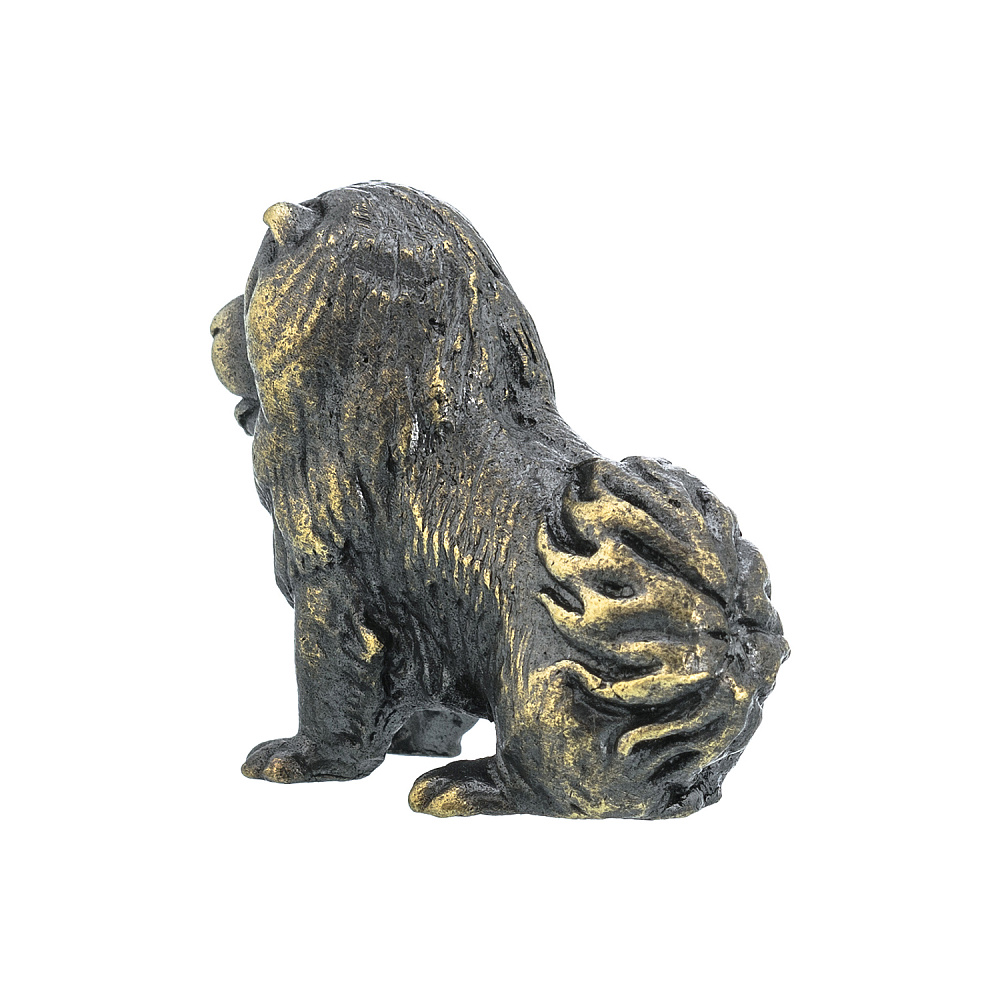 Бронзовая статуэтка «Собака Чау-чау» - интернет магазин Русь Велика я фото 3