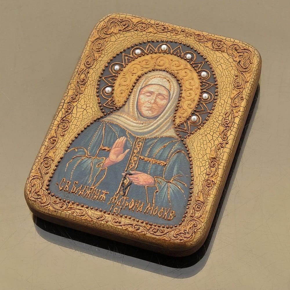 Икона «Блаженная старица Матрона Московская» - интернет магазин Русь Велика я фото 1