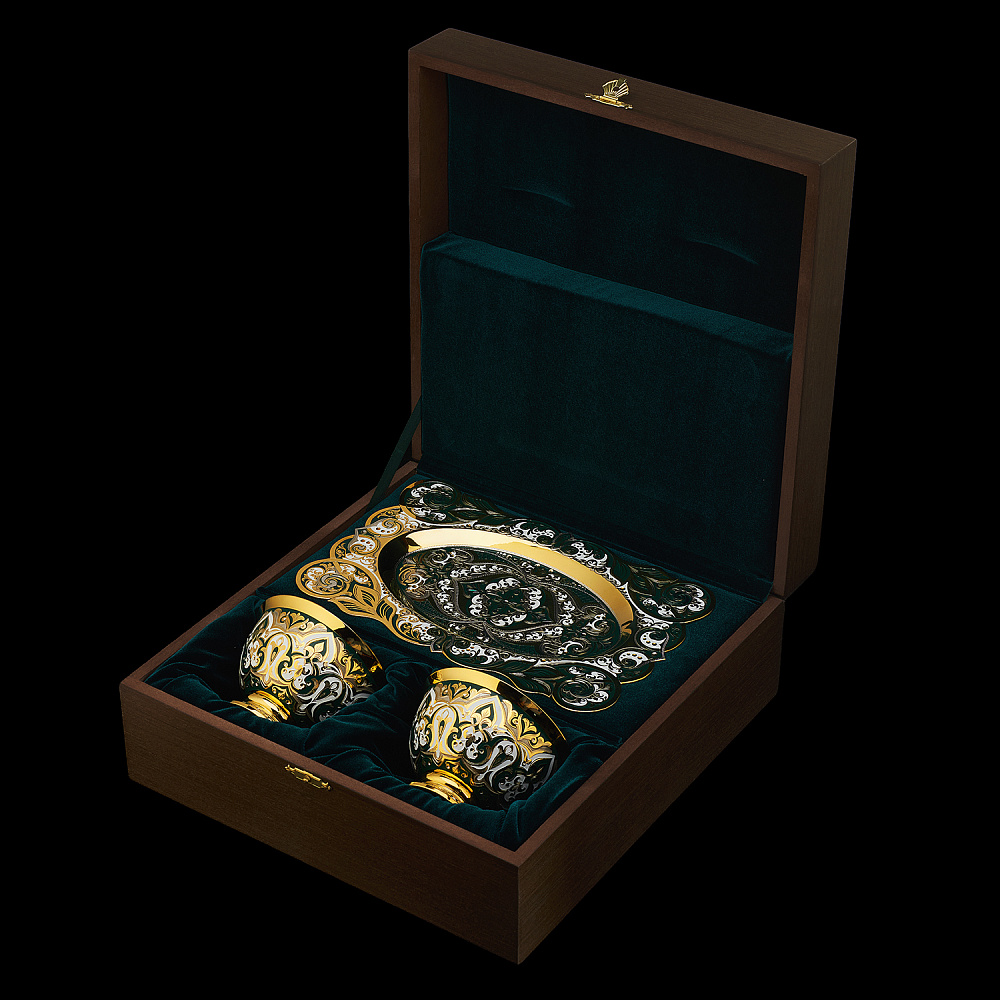 Питейный набор на 2 персоны «Восток». Златоуст - интернет магазин Русь Велика я фото 4