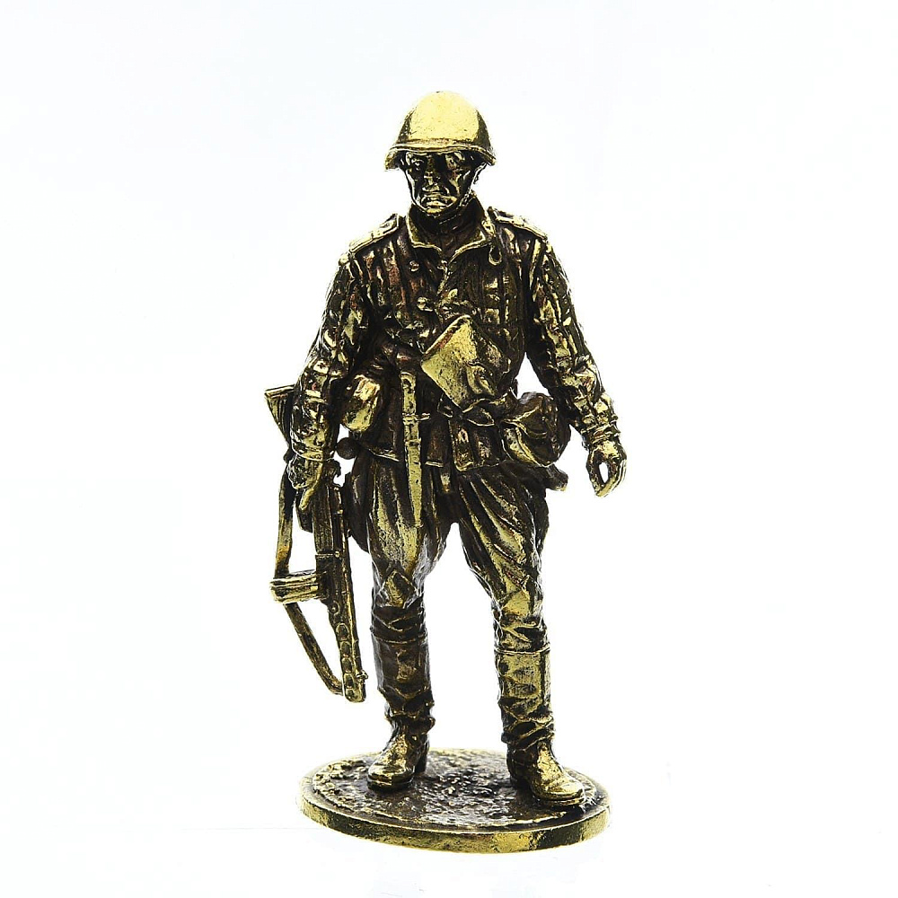 Бронзовая статуэтка «Пехотинец» - интернет магазин Русь Велика я 