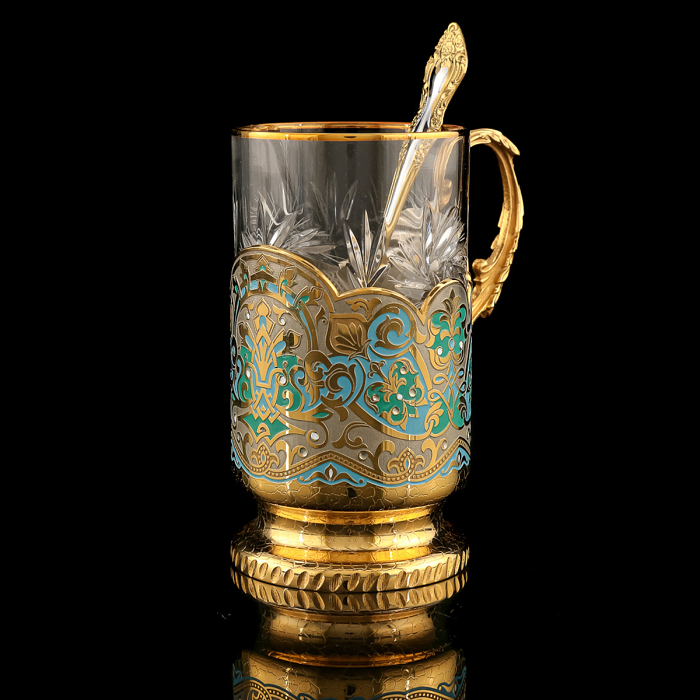 Подстаканник «Орнамент». Златоуст - интернет магазин Русь Велика я фото 2