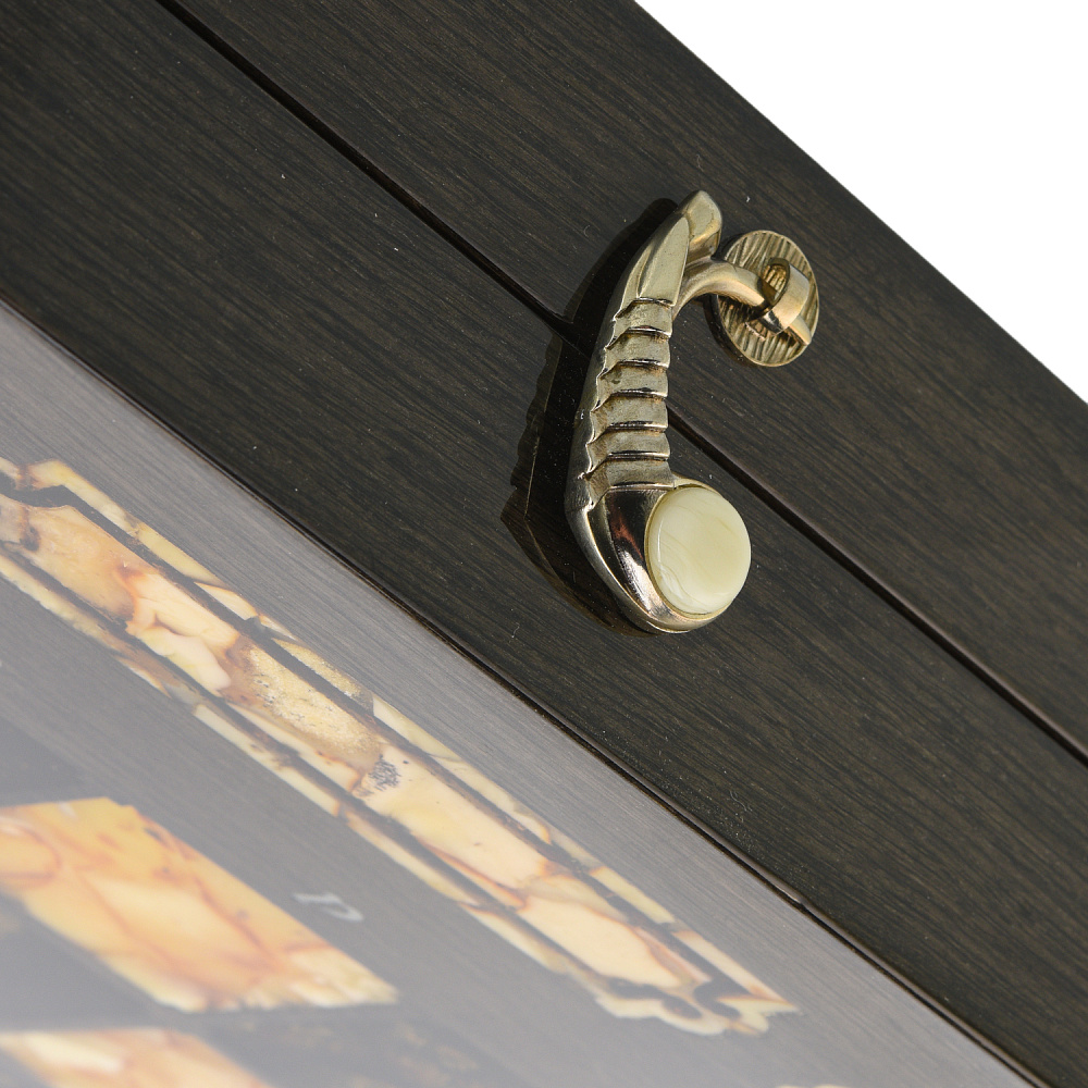 Шахматы с янтарными фигурами «Арабески-Марин» 56х56 см - интернет магазин Русь Велика я фото 10