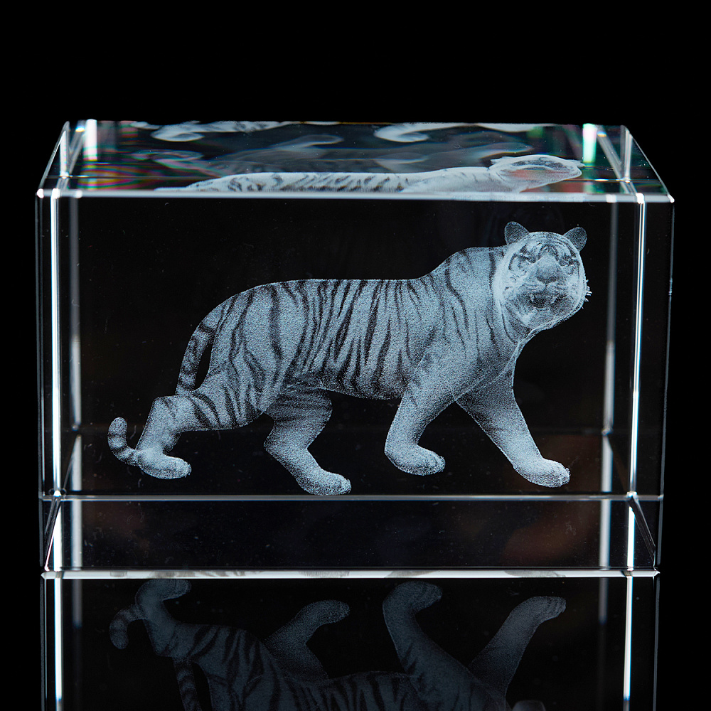 Лазерная графика. Куб «Восточный гороскоп. Тигр» - интернет магазин Русь Велика я фото 3