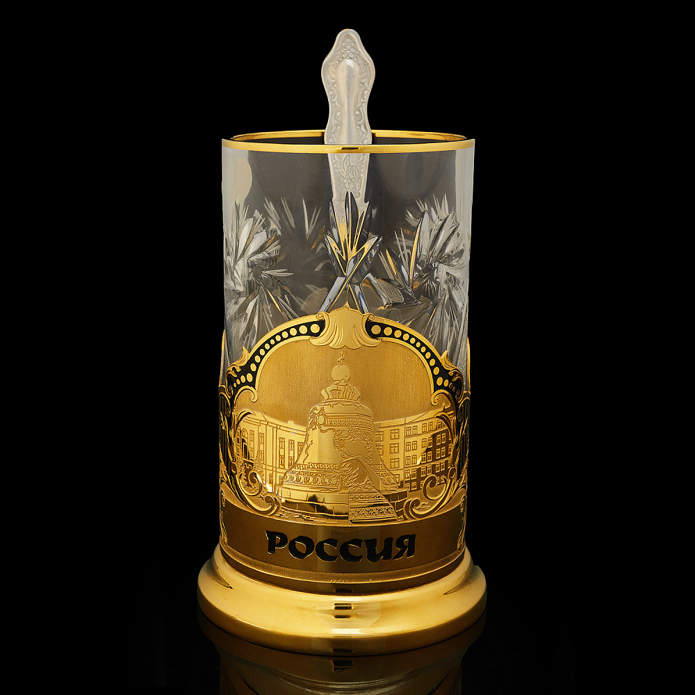 Подстаканник «Царь-колокол». Златоуст - интернет магазин Русь Велика я 