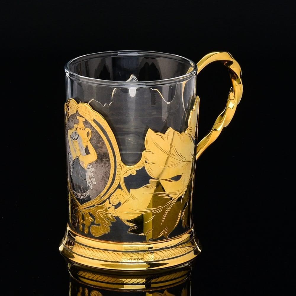 Набор подстаканников на 2 персоны. Златоуст - интернет магазин Русь Велика я фото 2