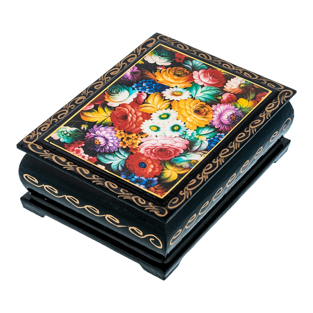 Шкатулка «Цветочные мотивы» - интернет магазин Русь Велика я фото 1