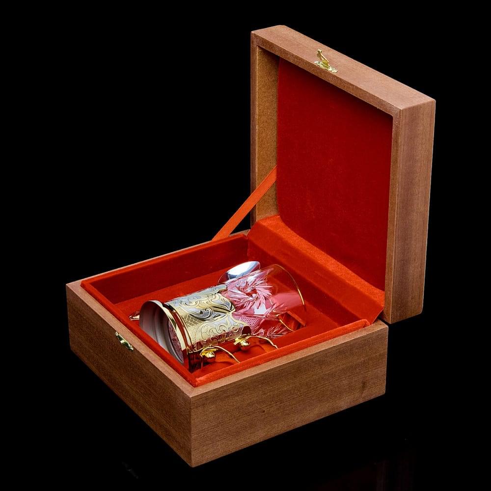 Подстаканник «Лесной пейзаж 2». Златоуст - интернет магазин Русь Велика я фото 5