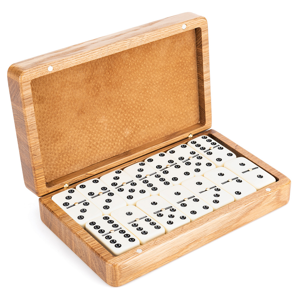 Домино в резной шкатулке «Запорожцы пишут письмо турецкому султану» - интернет магазин Русь Велика я фото 1