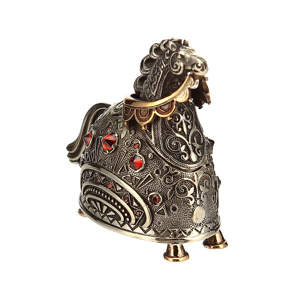 Бронзовый колокольчик «Конь-Огонь» - интернет магазин Русь Велика я фото 1