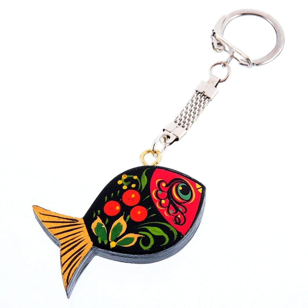 Брелок со статуэткой в ассортименте. Хохлома - интернет магазин Русь Велика я фото 4