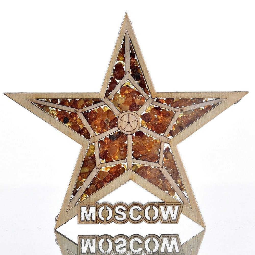 Магнит сувенирный «Звезда. Moscow» - интернет магазин Русь Велика я 