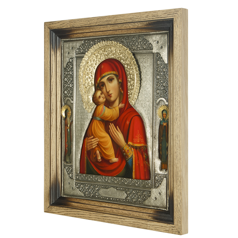 Икона в киоте «Владимирская Божья Матерь» 36х42 см - интернет магазин Русь Велика я фото 3
