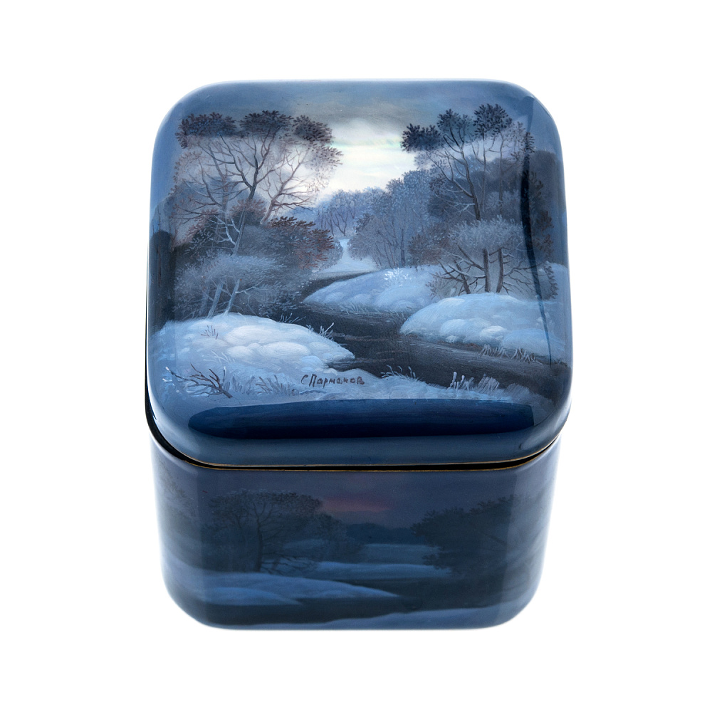 Шкатулка-ларец с художественной росписью «Весна» - интернет магазин Русь Велика я 