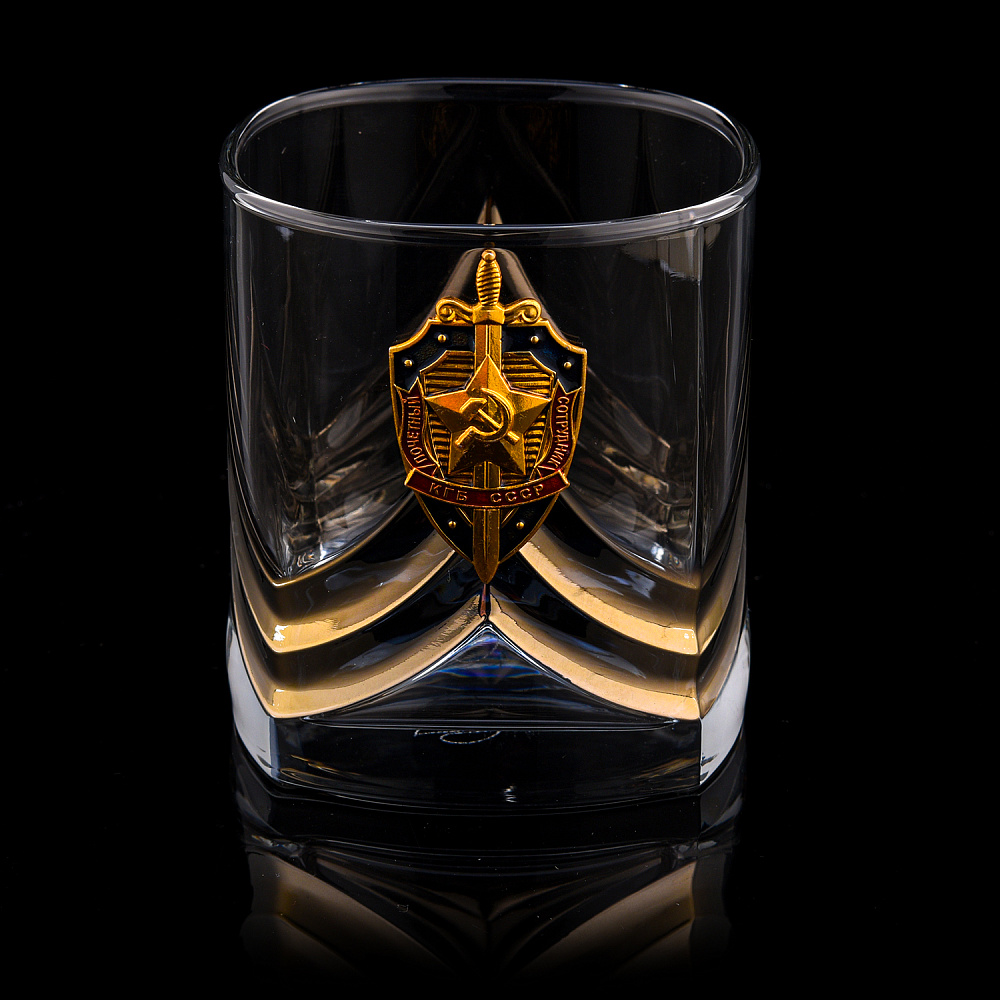 Стакан для виски «КГБ» - интернет магазин Русь Велика я 