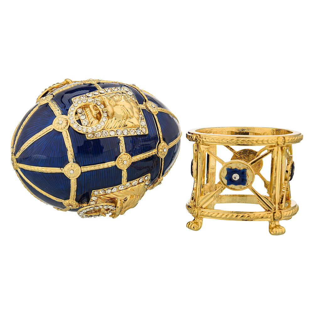 Пасхальное яйцо «Лев». Традиции Фаберже - интернет магазин Русь Велика я фото 3