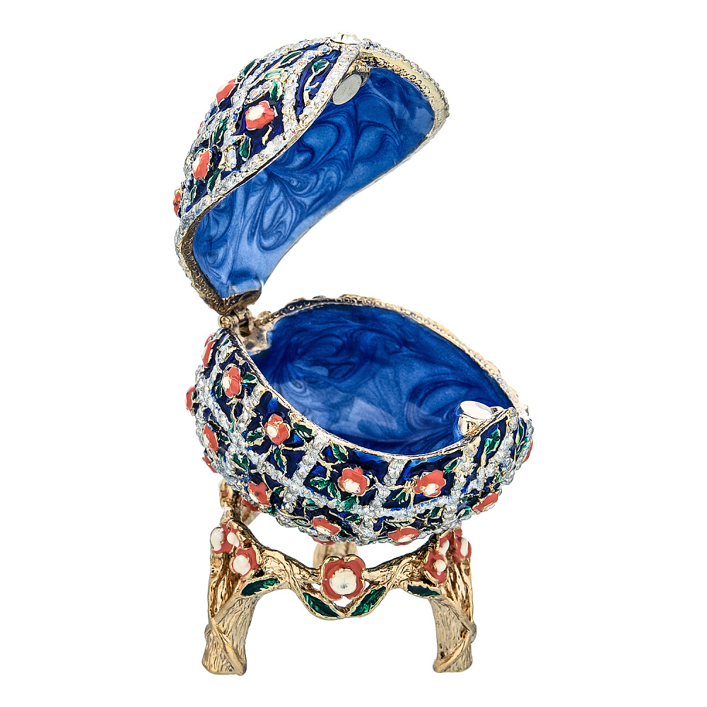 Пасхальное яйцо-шкатулка «Розы». Традиции Фаберже - интернет магазин Русь Велика я фото 1