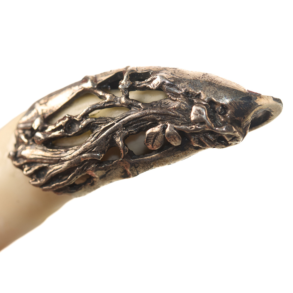 Кулон-амулет из кости «Клык волка» - интернет магазин Русь Велика я фото 2