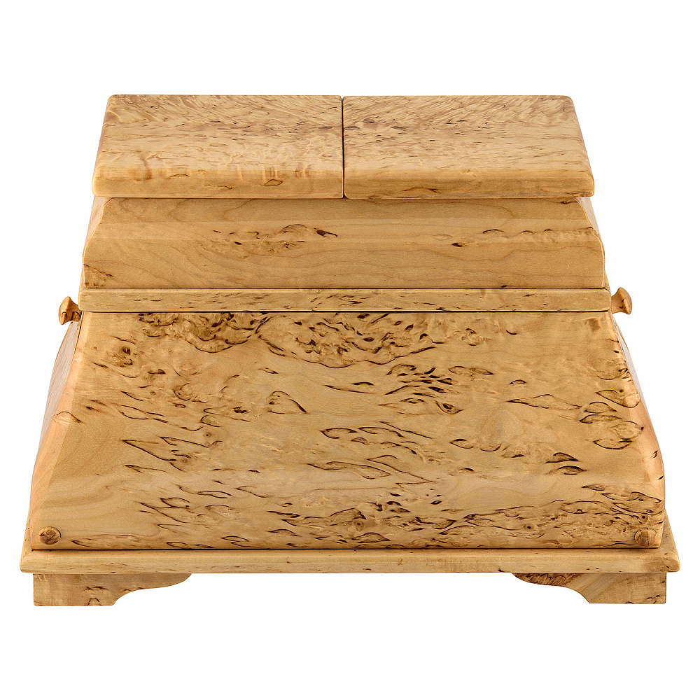 Деревянная шкатулка-ларец из карельской березы - интернет магазин Русь Велика я фото 9