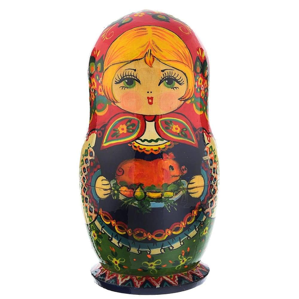 Матрёшка «Русское застолье» 7 мест - интернет магазин Русь Велика я фото 1